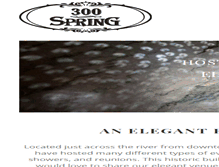 Tablet Screenshot of 300spring.com